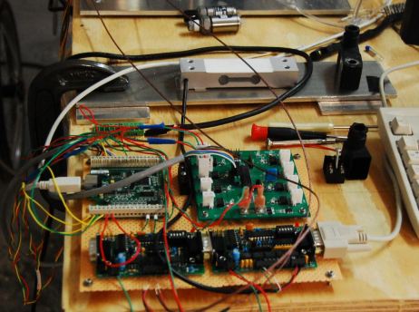 Breadboard and load cell