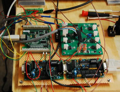 Test Stand electronics bread board